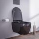 818mrLoEUL._AC_SL1500_.jpg NANO NT2039 Suspended Hollow Bottom Toilet Seat without Flange - Black - Softclose Lid Included, Toilet Seat Seat: Extra Flat