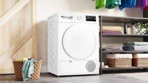 Bosch WTH8300DFR, Serie 4, Seche linge, Pompe a chaleur, 8 kg, Blanc