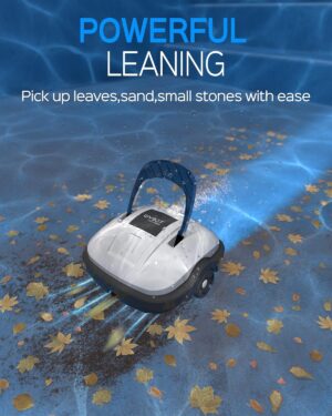 819lmuDiw8L._AC_SL1500_.jpg Robot piscine WYBOT, 100 min, forte aspiration, parking auto