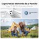 Ameta Morpho Drone avec Camera pour Enfant, 1080P FPV Mini Drones avec Module STEM 32 Lumiere RGBVol CirculaireFlip 3D Vol de 18