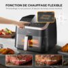 Midea 8L Multifunction 8-in-1 Air Fryer, Frying, Roasting, Baking, Reheating and Dehydration