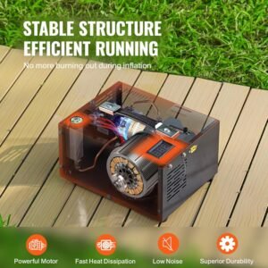Compresseur PCP 30MPa VEVOR portable sans huile 12V/230V