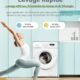 COMFEE' CFE12EW90-W Lave-linge frontal 9KG, Classe energetique A, Moteur BLDC 1400 tr-min, 15 Programmes, Prelavage, Blanc Classe e