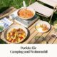 Redchef Lot de poeles et poeles en ceramique avec poignee amovible et anti-adhesives 202428 cm pour le camping, sans PTFE, sans PF