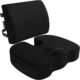 FORTEM Coussin Chaise, Coussin Lombaire, Coussin Lombaire Chaise Bureau, Coussin Memoire Forme, Antiderapant pour Assise et Dossier