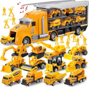 81CWm5HH1rL._AC_SL1500_.jpg Diecast Construction Truck Set JOYIN 14-in-1 Kids Toy