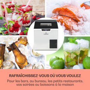 Machine à glaçons Klarstein 3 L, 20 kg, autonettoyante