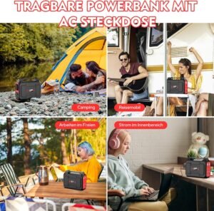 Powkey 27000mAh 99Wh 100W générateur portable 230V USB-C