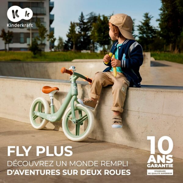 Kinderkraft Fly Plus Draisienne en Metal,