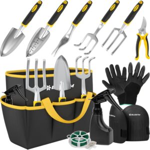 Ensemble 11 pièces d'outils de jardin BLOSTM - sac étanche