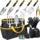 Ensemble 11 pièces d'outils de jardin BLOSTM - sac étanche