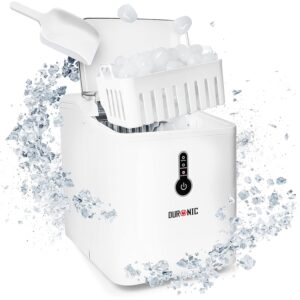 Machine à glaçons automatique Duronic 120W - 9 cubes en 7-9 min, réservoir 1,5 L