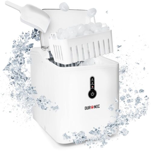 Machine à glaçons automatique Duronic 120W - 9 cubes en 7-9 min, réservoir 1,5 L