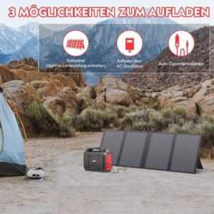 Powkey 27000mAh 99Wh 100W générateur portable 230V USB-C