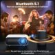 81FNFbmenwL._AC_SL1500_.jpg HOPVISON Videoprojecteur 4K Supporte, Projecteur Home Cinema 9500 lumens avec Bluetooth 5.1, Mini Retroprojecteur Natif 1080P pour E