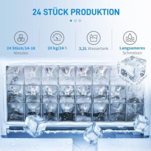 81GIL2rzDjL._SL1500_.jpg Machine à glaçons HOMCOM 20 kg/24 h autonettoyante noire