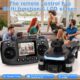 Drone avec camera, Moteur sans balais FPV Drone avec ecran 2.4 inch adulte, Auto-Hover, Controle gestuel, 32GB SD Card with Card Rea