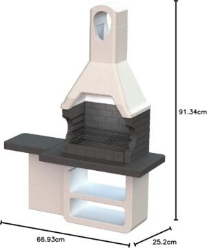 Garden Grills Ginevra Gris Anthracite