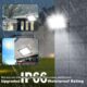 Niserelesa Projecteur LED Exterieur 100W,IP66 etanche Spot led Exterieur 10000LM Projecteur LED 6500K Blanc Froid Projecteur Exterie