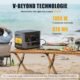 Station électrique portable VTOMAN 828Wh 1000W LiFePO4