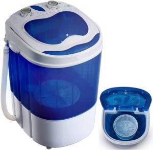 Mini machine à laver 3 kg avec essoreuse - Toploader camping