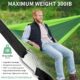 CIRULLI Hamac avec filet anti-moustiquaire, 260 x 140 cm, charge maximale de 300 lb, ultra leger et robuste, hamac portable double n