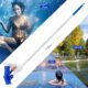 Pool Vacuum Cleaner, Portable Telescopic Pole, Blue