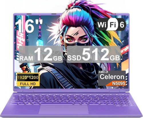 PC portable gamer 16" 1920x1200 Celeron N5095 12/512GB