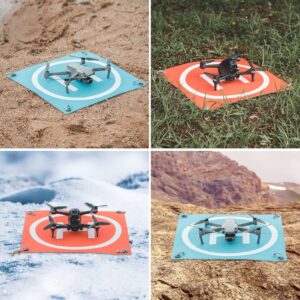 PGYTECH Drone Landing Pad Pro V2, Tapis Datterrissage Pliable pour DJI Air 3SAir 3Air 2SMavic 3 ProAVATA 2AVATAFPVMavic Mini