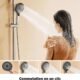 Colonne de douche Auralum réglable 1-1,4m mitigeur 3 jets