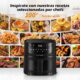 HAIMEEC Air Fryer 4L, 8-in-1 Oil-Free Deep Fryer with Viewing Window, 1350W with Digital Touch Screen, Adjustable 30C-200C, 90 Le