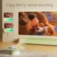 YOTON Mini Projector, Video Projector 1080P Full HD Supported, 200ANSI, 50 Zoom, 2025 Upgraded Portable Projector Compatible with H
