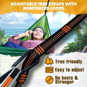 Hamac de voyage NATUREFUN ultra-léger 300 kg 275x140 cm