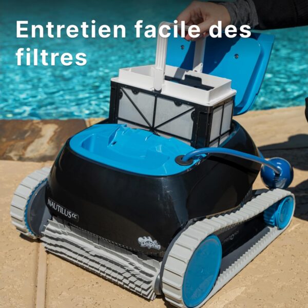 Dolphin Nautilus CC Robot Electric Pool Cleaner - Wall Cleaning, Underground Pool Up to 10 m