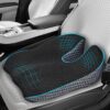 81M-MmDbcuL._AC_SL1500_.jpg Ajiteogy Coussin Voiture Conducteur - Coussin Siege Voiture Rehausseur Adulte en Mousse Memoire - Coussin Chaise Bureau Anti-Glissan
