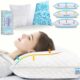 FacilCasa Oreiller a Memoire de Forme Ergonomique pour Cervicales Douloureuses Coussin Oreiller a Flocons de memoire Hauteur REGLA