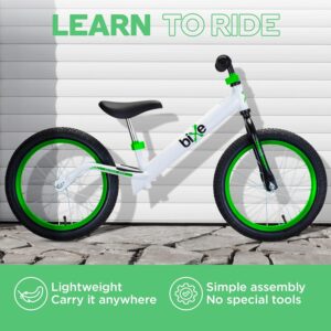 Bixe Draisienne pour Les Grands Enfants de 4, 5, 6, 7, 8 et 9 Ans - Velo d'entrainement Sportif sans pedale Roue de 16 Pouces