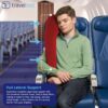 TRAVELREST Oreiller ultime de voyage et de corps, appuie-tete, voiture, bus, train, sieste au bureau, camping, fauteuils roulants, c