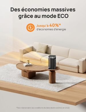 81OQ2LHxh3L._AC_SL1500_.jpg Dreo Chauffage d'appoint Atom One, Oscillant sur 70, Electrique, Radiateur ceramique PTC avec thermostat, Minuterie 1-12 h, Telecom