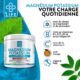 Potassium Magnesium Poudre 300g Orange PiuLife, Avec Vitamine B12, B6, B1, Acide Folique, Vitamine C, Complement Alimentaire Fatigue