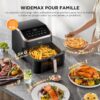 Midea 8L Multifunction 8-in-1 Air Fryer, Frying, Roasting, Baking, Reheating and Dehydration