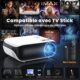 81OigOJCMJL._AC_SL1500_.jpg HOPVISON Videoprojecteur 4K Supporte, Projecteur Home Cinema 9500 lumens avec Bluetooth 5.1, Mini Retroprojecteur Natif 1080P pour E