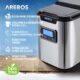 Machine à glaçons Arebos 12 kg/24h, 3 tailles, LCD