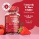 81OrXATBdaL._AC_SL1500_.jpg Gommes Fer 20 mg Fumarate Ferreux 24 mg Vitamine C Fatigue, Immunite Energie Vegetalien, Sans Sucre Sans Gluten 60 Gom