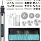 81P5GfcALL._AC_SL1500_.jpg Stylo Graveur Electrique San Fil, 56 Accessoires, Kit D'outils Rotatifs Sans Fil pour Bijoux, Verre, Bois, Plastique, Metal, Pierre