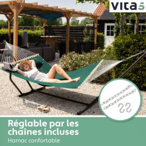 81PB1N3TdhL._AC_SL1500_.jpg Hamac VITA5 avec support et table - 2 places d'extérieur