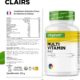 Multivitamin Daily - 450 comprimes avec formes bioactives - 15 mois de reserve - Mineraux precieux toutes les vitamines A-Z - Vega
