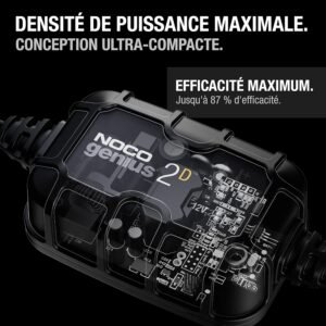 Chargeur batterie 12V NOCO 2A - Mainteneur & Désulfateur