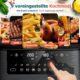 Friteuse sans huile 9L double zone, 2 tiroirs, 9 programmes