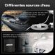 ASOME Nettoyeur Haute Pression sans Fil X021 Nettoyeur Portable avec 2 Batteries 15000 mAh, 80 Min dAutonomie, 30 Bars Buse 6-e